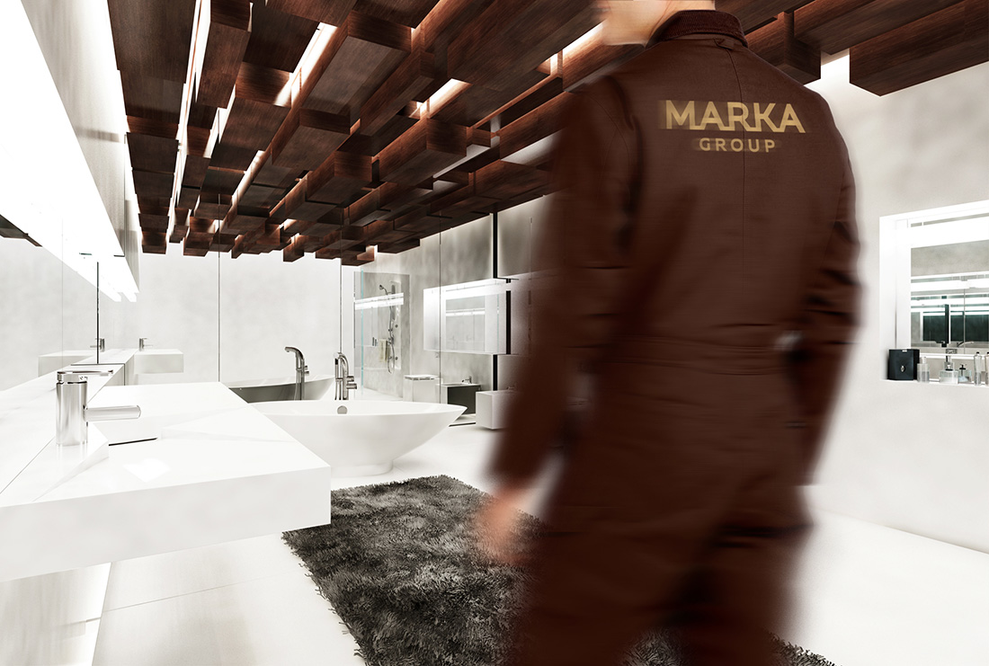Marka Group - разработка логотипа и фирменного стиля от Kima